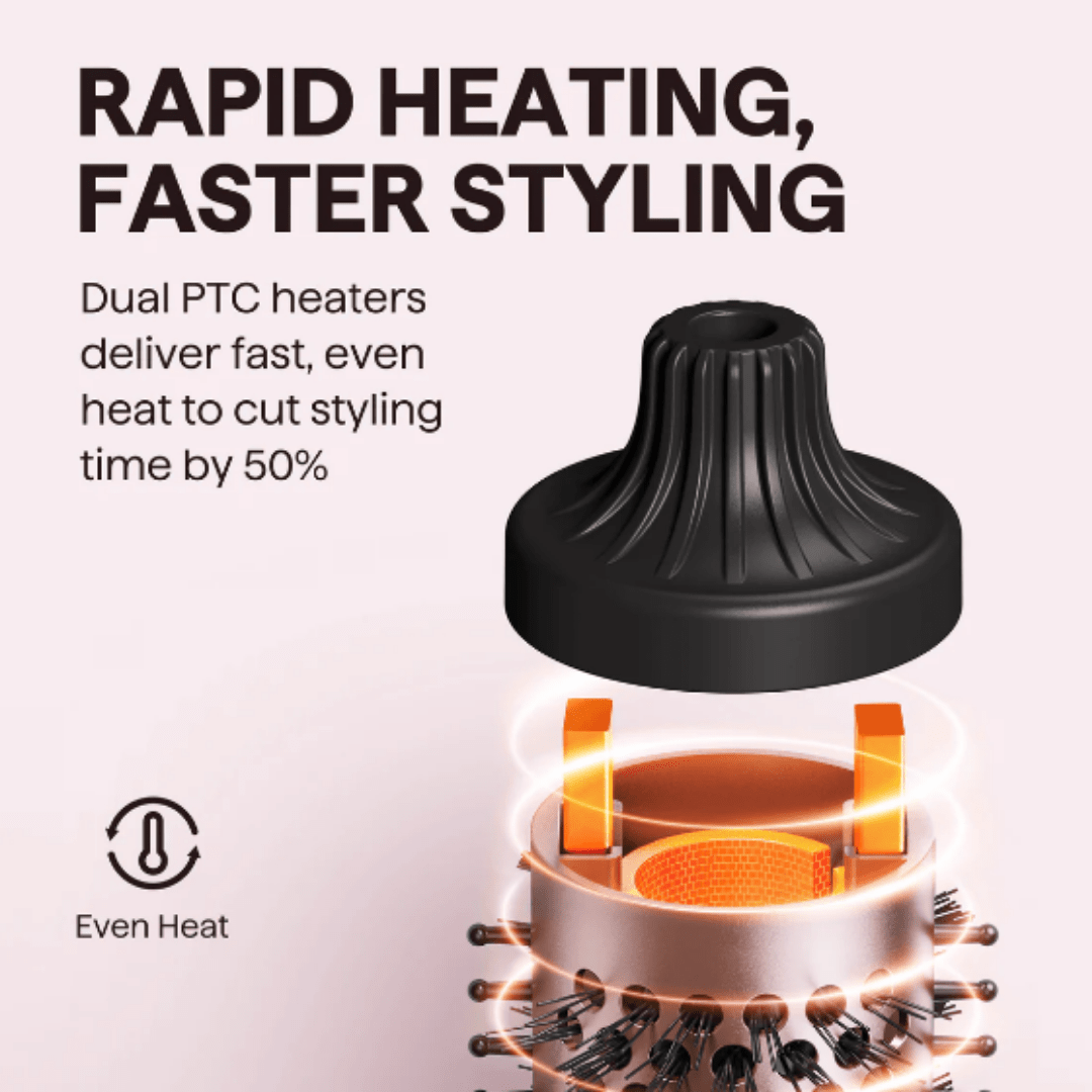 BounceBrushPro™- Ionic Thermal Brush